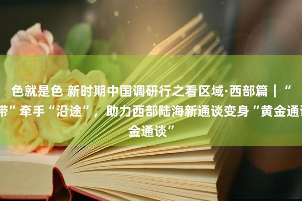 色就是色 新时期中国调研行之看区域·西部篇｜“一带”牵手“沿途”，助力西部陆海新通谈变身“黄金通谈”