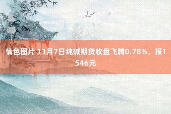 情色图片 11月7日纯碱期货收盘飞腾0.78%，报1546元