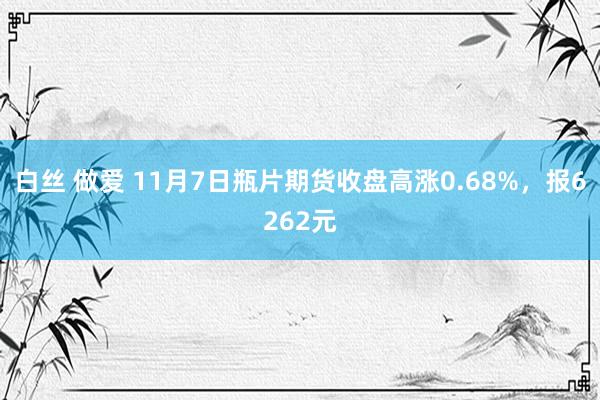 白丝 做爱 11月7日瓶片期货收盘高涨0.68%，报6262元