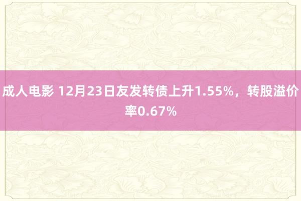 成人电影 12月23日友发转债上升1.55%，转股溢价率0.67%